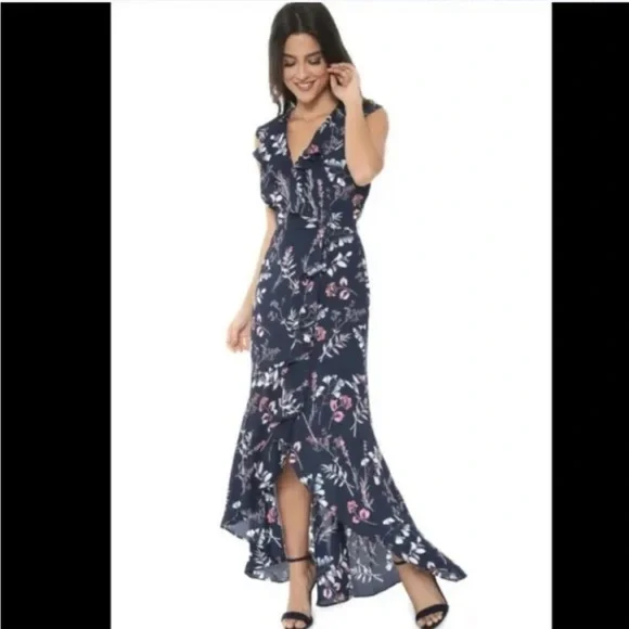 bold print maxi dress Tall Woman Abstract Printed Maxi Dress
